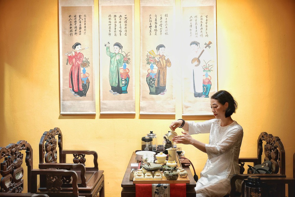 Hương sen lối cũ: Đánh thức không gian trà sen Hà Nội giữa lòng phố cổ - Ảnh 11.