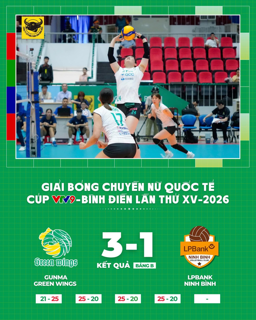Đội bóng chuyền Nhật Bản giành thắng lợi đầu tiên ở Cúp VTV9-Bình Điền - Ảnh 1.