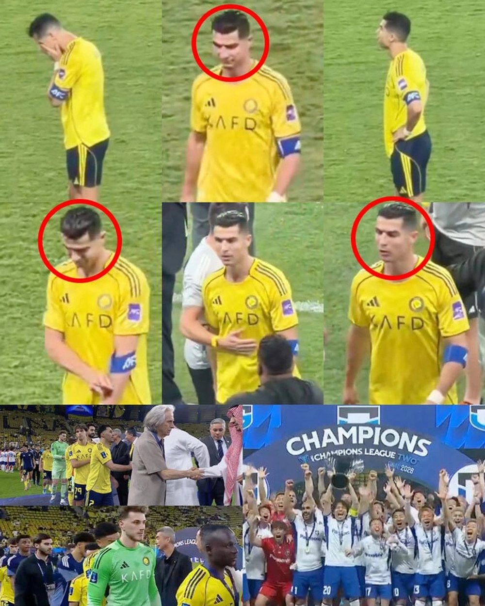 Ronaldo bỏ lễ trao huy chương sau thất bại ở chung kết cúp C2 châu Á - Ảnh 1.