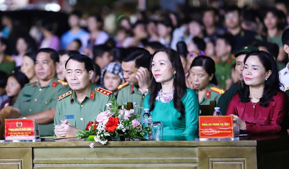 Đặc sắc Chương trình nghệ thuật “Vì bình yên bản làng” - Ảnh 4.