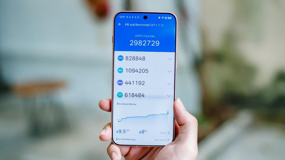 MediaTek Dimensity 9500s trên Find X9s mạnh cỡ nào? Test game nặng trong 2 giờ liên tục - Ảnh 2. MediaTek Dimensity 9500s trên Find X9s mạnh cỡ nào? Test game nặng trong 2 giờ liên tục - Ảnh 2.