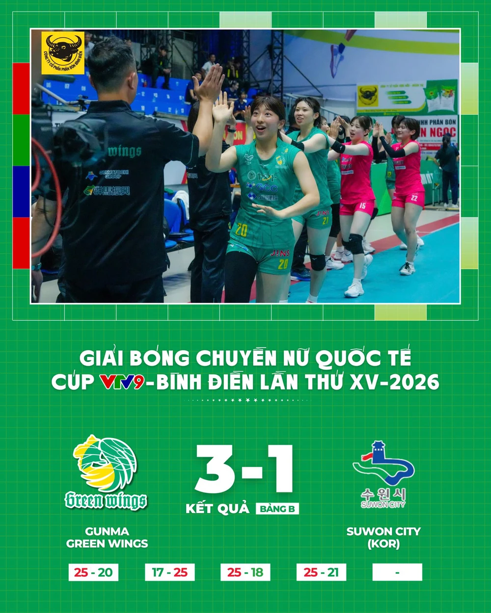 Đội bóng cũ của Trần Thị Thanh Thúy thắng 2 trận liên tiếp ở Cúp VTV9 Bình Điền 2026 - Ảnh 1. Trần Thị Thanh Thúy