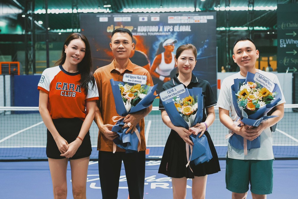 Gần 200 VĐV tranh tài tại giải pickleball do Trà Ngọc Hằng tổ chức - Ảnh 1. Gần 200 VĐV tranh tài tại giải pickleball do Trà Ngọc Hằng tổ chức - Ảnh 1.