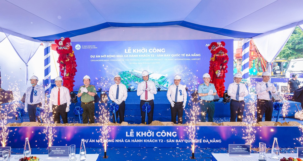 AHT khởi công mở rộng Nhà ga quốc tế Đà Nẵng, nâng công suất lên 6 triệu khách/năm - Ảnh 2.