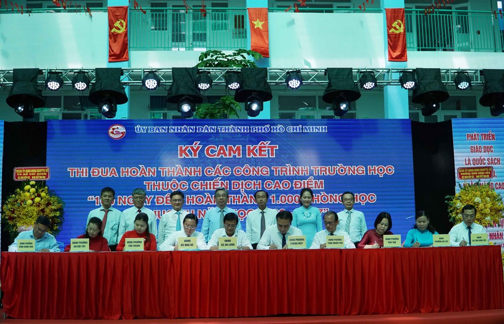 Thành phố Hồ Chí Minh: Thi đua cao điểm đáp ứng yêu cầu về trường lớp năm học 2026 - 2027 - Ảnh 4. Thành phố Hồ Chí Minh: Thi đua cao điểm đáp ứng yêu cầu về trường lớp năm học 2026 - 2027 - Ảnh 4.