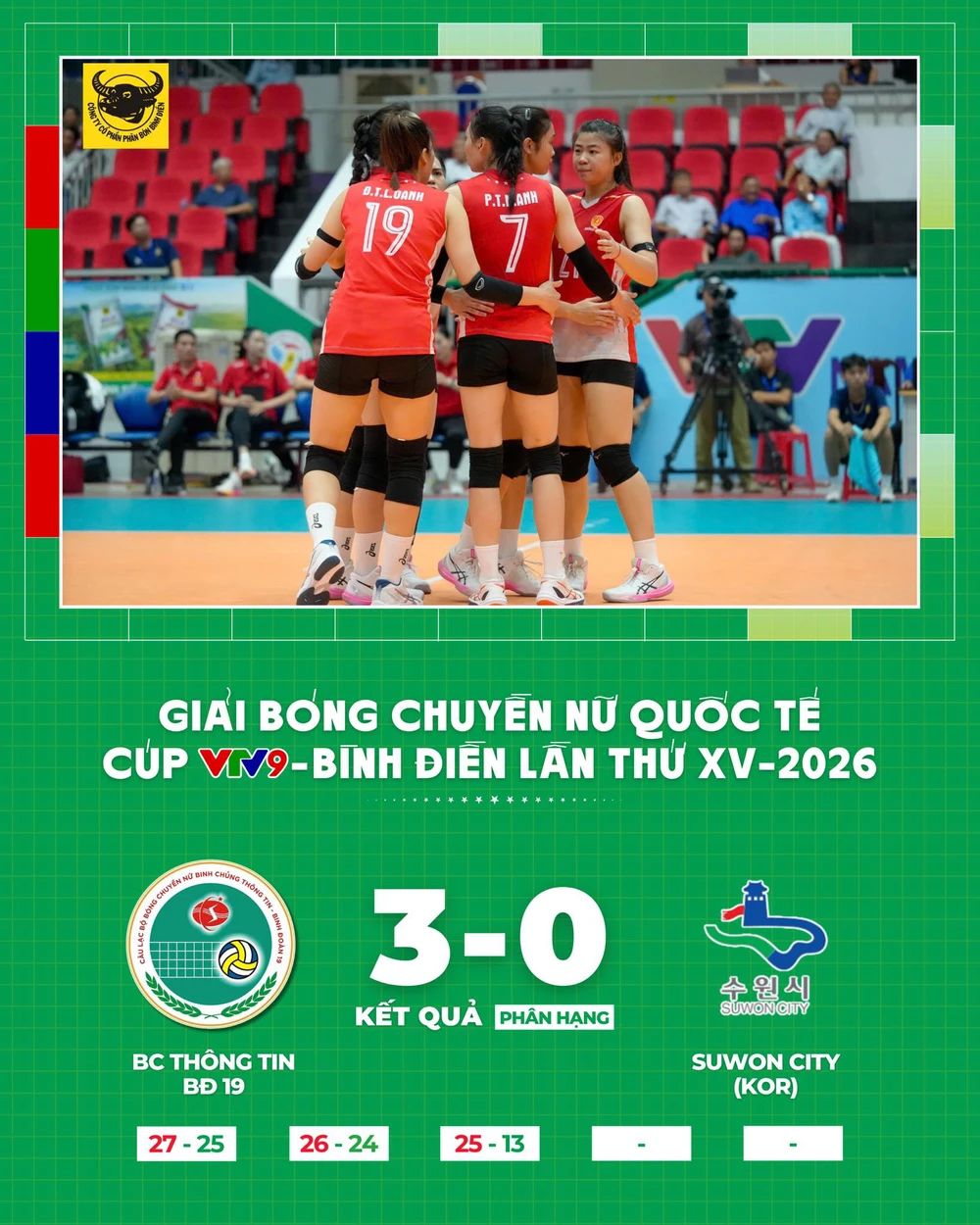 CLB Binh chủng Thông tin thắng đại diện của Hàn Quốc ở Cúp VTV9 Bình Điền 2026 - Ảnh 1. CLB Binh chủng Thông tin thắng đại diện của Hàn Quốc ở Cúp VTV9 Bình Điền 2026 - Ảnh 1.