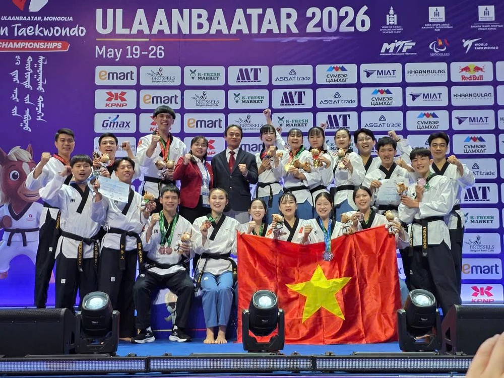 ĐT Taekwondo Việt Nam giành 2 suất dự ASIAD 20 - Ảnh 1. ĐT Taekwondo Việt Nam giành 2 suất dự ASIAD 20 - Ảnh 1.