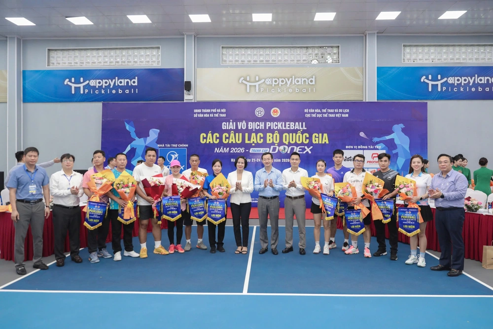 Giải vô địch Pickleball các câu lạc bộ quốc gia năm 2026 diễn ra với quy mô lớn - Ảnh 1. Giải vô địch Pickleball các câu lạc bộ quốc gia năm 2026 diễn ra với quy mô lớn - Ảnh 1.