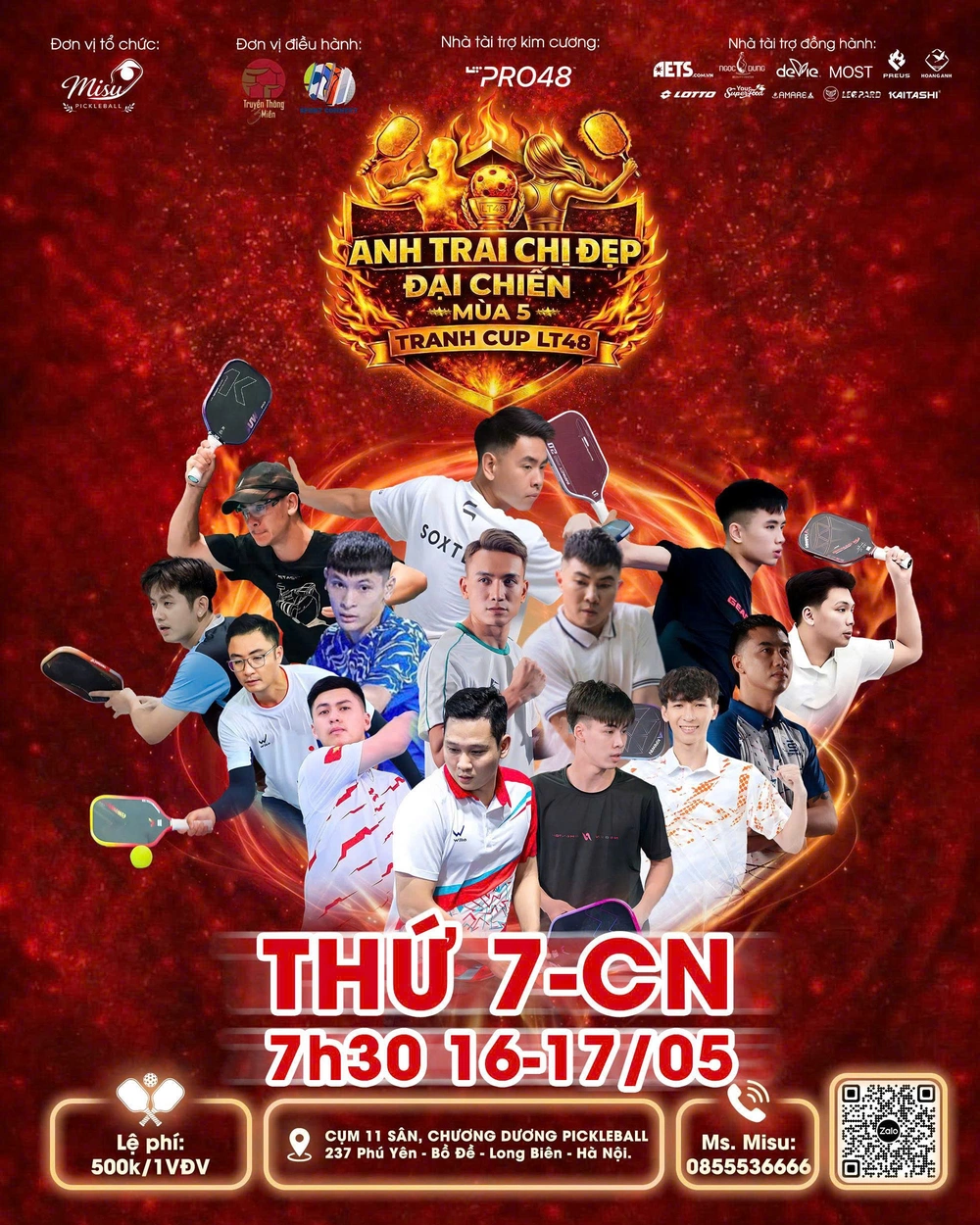 Gần 1000 VĐV tham gia giải đấu "Anh trai chị đẹp đại chiến – Mùa 5 tranh Cup LT48" - Ảnh 2. Gần 1000 VĐV tham gia giải đấu "Anh trai chị đẹp đại chiến – Mùa 5 tranh Cup LT48" - Ảnh 2.