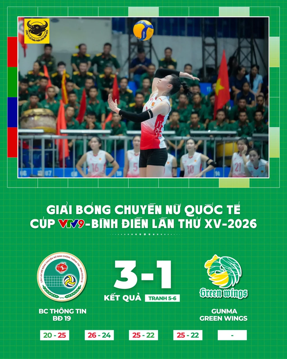 CLB Binh chủng Thông tin ngược dòng thắng đội bóng chuyền của Nhật Bản - Ảnh 1. CLB Binh chủng Thông tin ngược dòng thắng đội bóng chuyền của Nhật Bản - Ảnh 1.