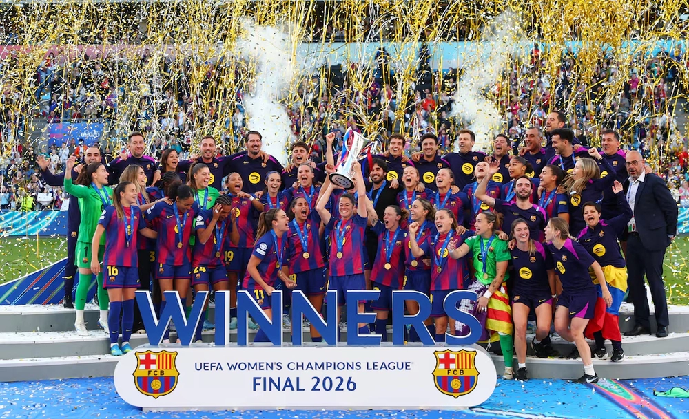 Đại thắng Lyon, nữ Barcelona lần thứ 4 lên đỉnh châu Âu - Ảnh 2. Barcelona