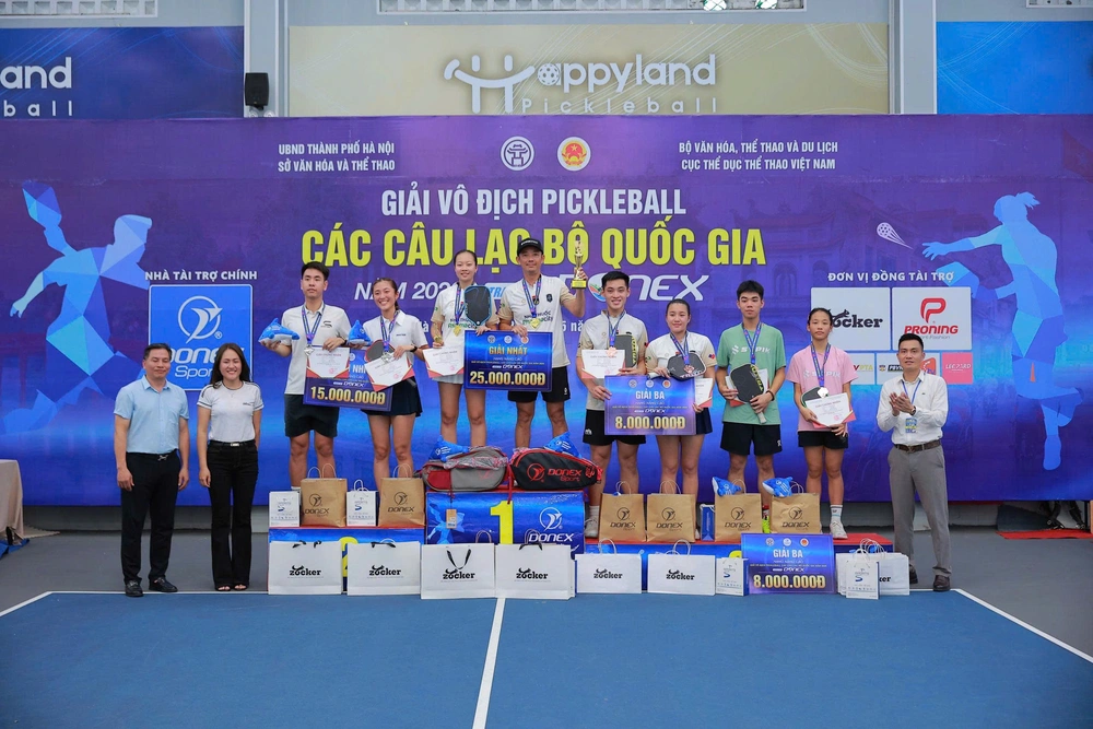 Đoàn CAND dẫn đầu giải Pickleball các CLB quốc gia - Ảnh 2.