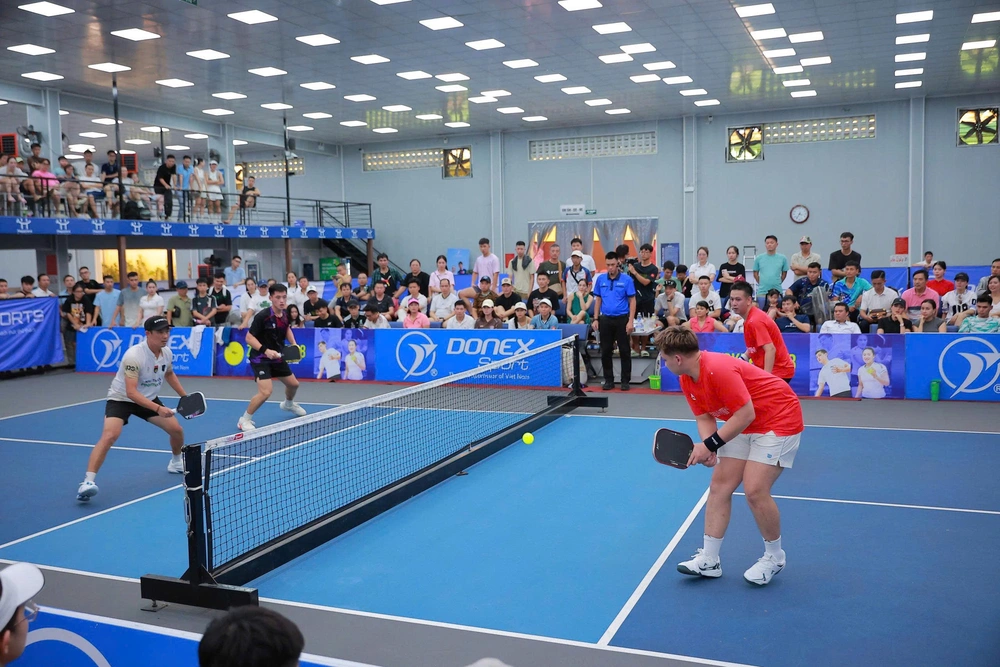 Đoàn CAND dẫn đầu giải Pickleball các CLB quốc gia - Ảnh 1.