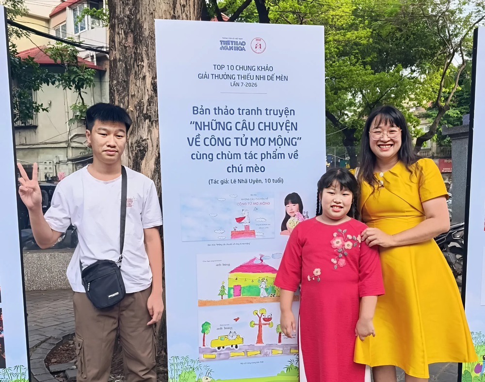 Hành trình sáng tạo bền bỉ của một gia đình tại Giải Dế Mèn - Ảnh 2.