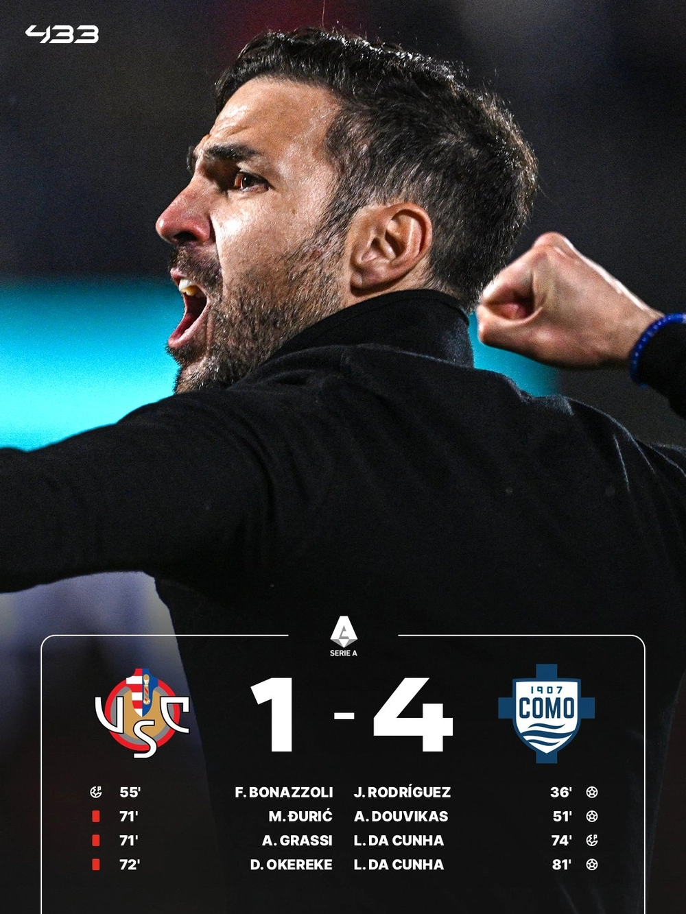 Serie A: Como của Fabregas dự Champions League, AC Milan và Juventus xuống chơi ở Europa League - Ảnh 1. Serie A: Como của Fabregas dự Champions League, AC Milan và Juventus xuống chơi ở Europa League - Ảnh 1.