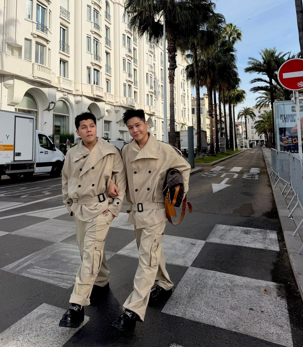 Quân Nguyễn & Pu Lê định hình phong cách cho Miss World 2024 tại thảm đỏ Cannes 2026 - Ảnh 1. Quân Nguyễn & Pu Lê định hình phong cách cho Miss World 2024 tại thảm đỏ Cannes 2026 - Ảnh 1.