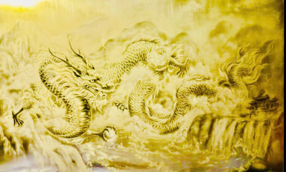 Không gian thiền và tinh thần mỹ thuật Á Đông qua tranh họa vàng - Ảnh 4. Không gian thiền và tinh thần mỹ thuật Á Đông qua tranh họa vàng - Ảnh 4.
