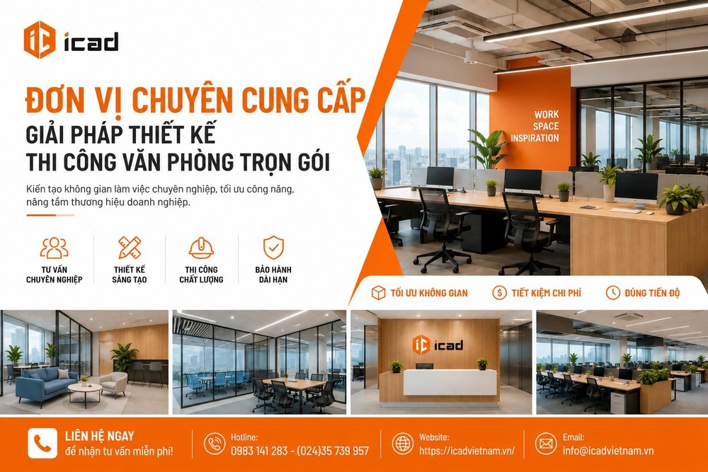 Thiết kế thi công văn phòng trọn gói - Xu hướng đầu tư thông minh của doanh nghiệp - Ảnh 3.