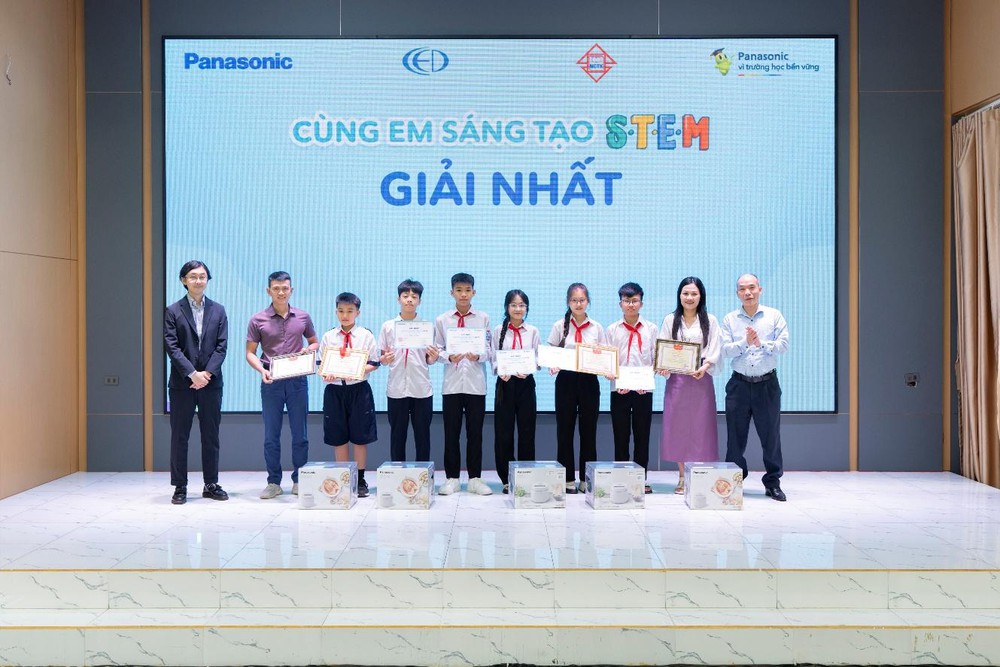 Gần 4.000 sản phẩm dự thi "Cùng em sáng tạo STEM" 2026 cùng Panasonic - Ảnh 4. Gần 4.000 sản phẩm dự thi "Cùng em sáng tạo STEM" 2026 cùng Panasonic - Ảnh 4.