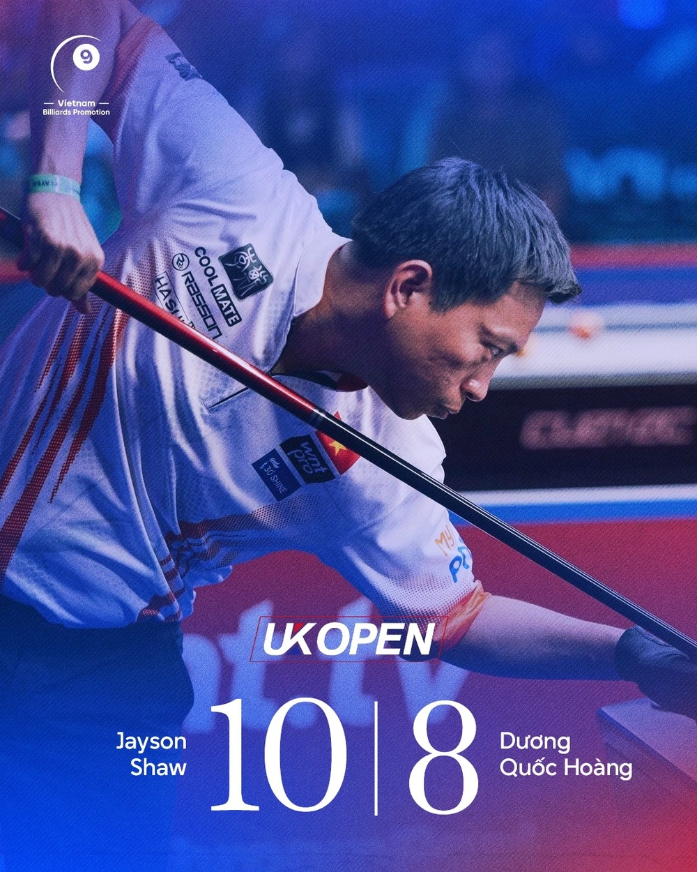 Dương Quốc Hoàng dừng bước ở UK Open 2026 sau trận thua đầy tiếc nuối - Ảnh 1. Dương Quốc Hoàng dừng bước ở UK Open 2026 sau trận thua đầy tiếc nuối - Ảnh 1.