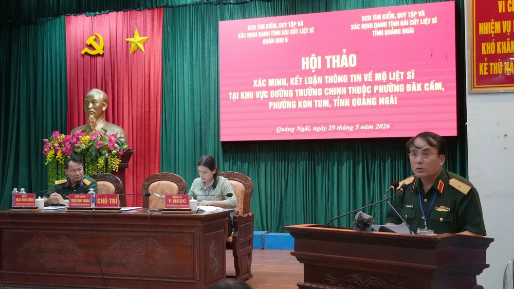 Có đủ căn cứ để tiến hành khai quật, quy tập mộ liệt sĩ tập thể tại khu vực đường Trường Chinh, Quảng Ngãi - Ảnh 1.