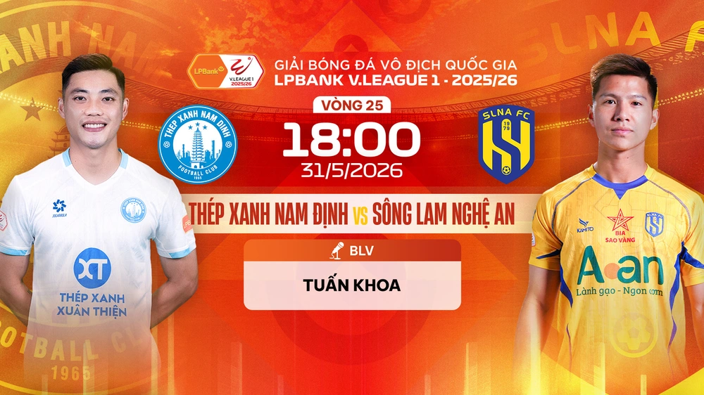 Link xem trực tiếp bóng đá Thép Xanh Nam Định vs Sông Lam Nghệ An 18h00 hôm nay, V-League vòng 25 - Ảnh 3. trực tiếp bóng đá