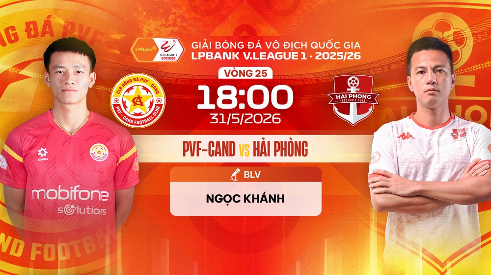 Link xem trực tiếp bóng đá PVF-CAND vs Hải Phòng 18h00 hôm nay, V-League vòng 25 - Ảnh 3. Link xem trực tiếp bóng đá PVF-CAND vs Hải Phòng 18h00 hôm nay, V-League vòng 25 - Ảnh 3.