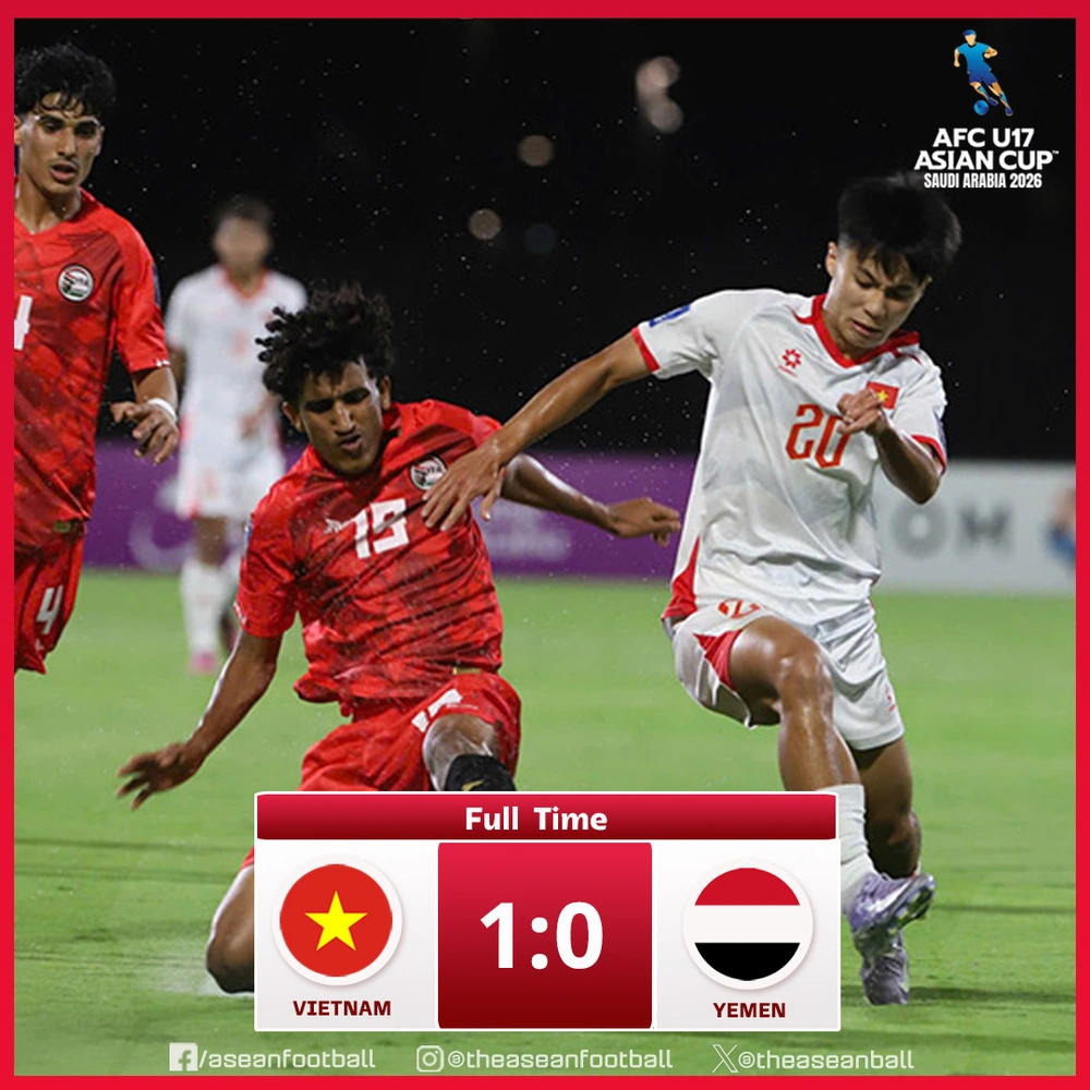 Quang Hưng ghi bàn, U17 Việt Nam thắng trận ra quân ở giải châu Á - Ảnh 1.