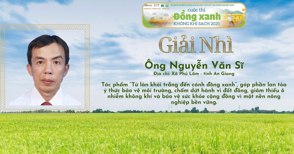 Lan tỏa từ ruộng đồng: Ý nghĩa bền vững của cuộc thi "Đồng xanh – Không khí sạch" - Ảnh 3.