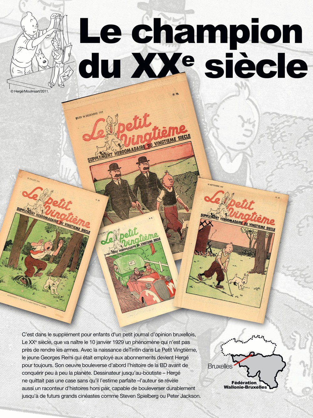 Từ Tintin đến Xì-trum: 'Không gian thứ 9' của truyện tranh Bỉ đến Hà Nội - Ảnh 1.