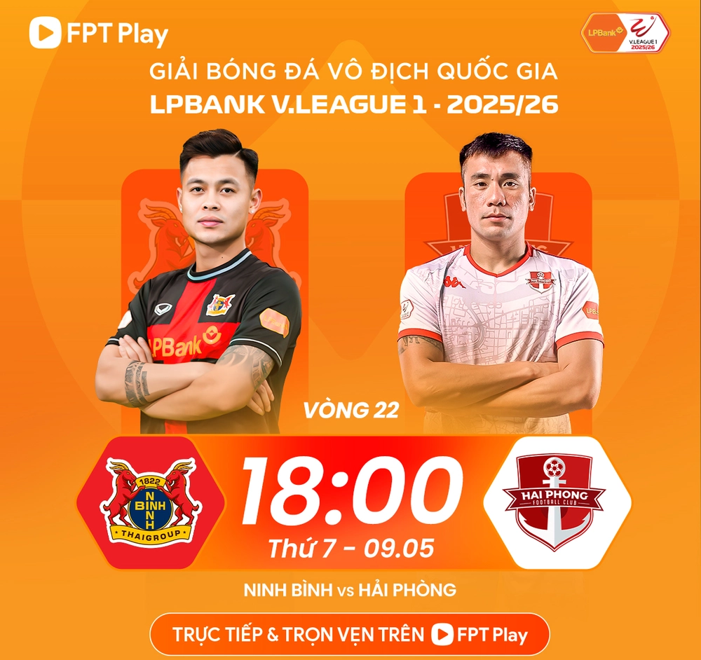 Link xem trực tiếp bóng đá Ninh Bình vs Hải Phòng 18h00 hôm nay, V-League vòng 22 - Ảnh 2.