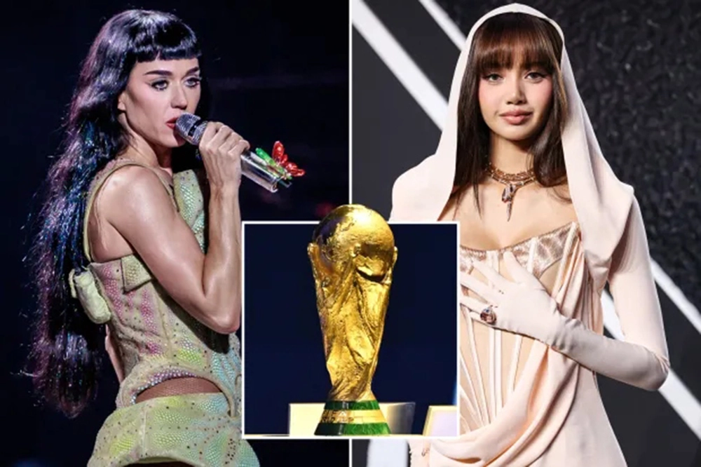 Lisa (BLACKPINK) và Katy Perry biểu diễn ở lễ khai mạc đặc biệt nhất lịch sử World Cup - Ảnh 1.