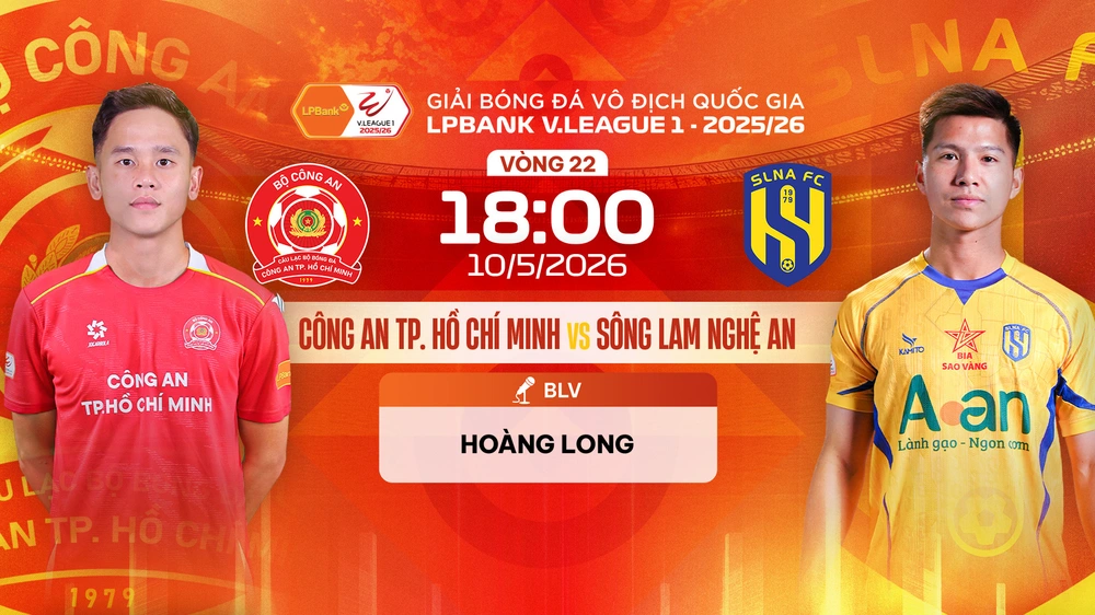 Link xem trực tiếp bóng đá Công an TP.HCM vs Sông Lam Nghệ An 18h hôm nay, V-League vòng 22 - Ảnh 3. Link xem trực tiếp bóng đá Công an TP.HCM vs Sông Lam Nghệ An 18h hôm nay, V-League vòng 22 - Ảnh 3.