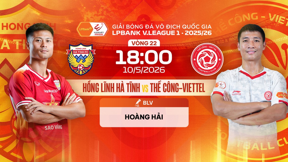 Link xem trực tiếp bóng đá Hồng Lĩnh Hà Tĩnh vs Thể Công Viettel 18h hôm nay, V-League vòng 22 - Ảnh 2. Link xem trực tiếp bóng đá Hồng Lĩnh Hà Tĩnh vs Thể Công Viettel 18h hôm nay, V-League vòng 22 - Ảnh 2.