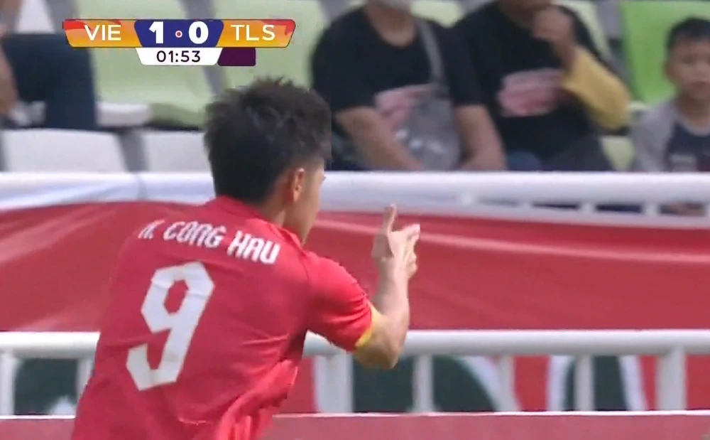 TRỰC TIẾP bóng đá Việt Nam vs Timor-Leste: Công Hậu ghi bàn (H1, 1-0) - Ảnh 2. TRỰC TIẾP bóng đá Việt Nam vs Timor-Leste: Công Hậu ghi bàn (H1, 1-0) - Ảnh 2.