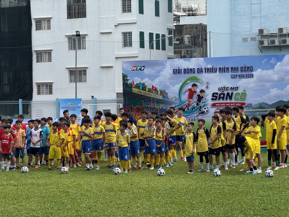 Đồng hành cùng World Cup 2026, cầu thủ nhí TP.HCM cùng thắp sáng giấc mơ - Ảnh 1. Đồng hành cùng World Cup 2026, cầu thủ nhí TP.HCM cùng thắp sáng giấc mơ - Ảnh 1.