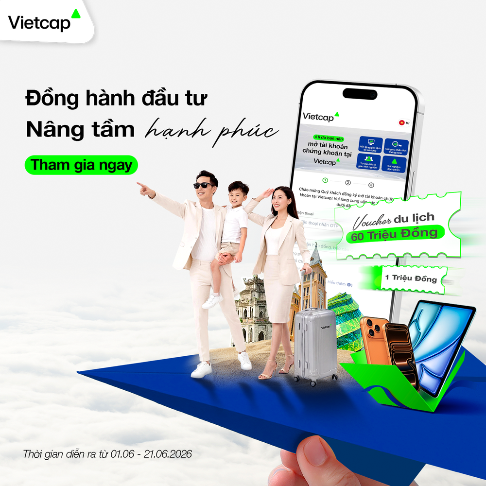 Vietcap triển khai chương trình tri ân khách hàng nhân Tháng Gia đình - Ảnh 1. Vietcap triển khai chương trình tri ân khách hàng nhân Tháng Gia đình - Ảnh 1.