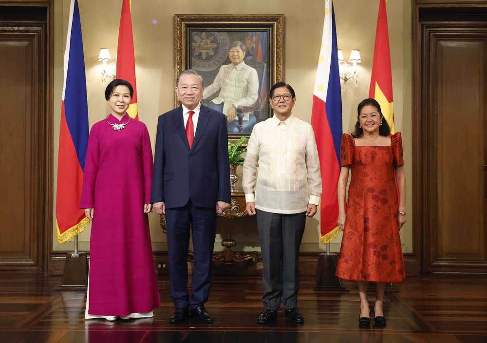 Chiêu đãi chào mừng Tổng Bí thư, Chủ tịch nước Tô Lâm và Phu nhân thăm cấp Nhà nước tới Philippines - Ảnh 1.