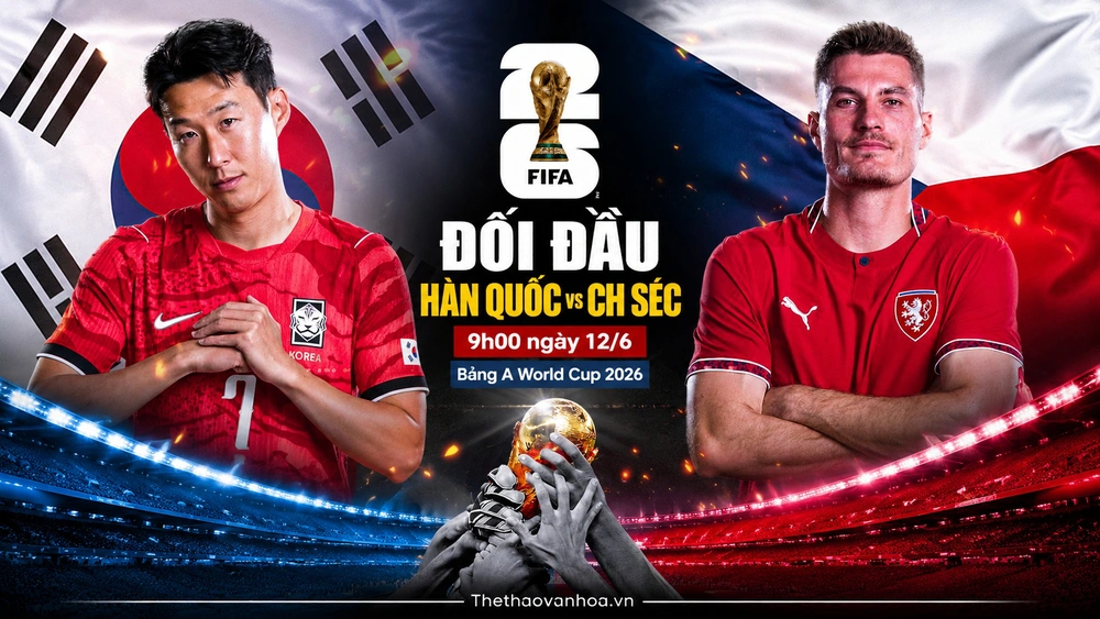 Lịch sử đối đầu Hàn Quốc vs CH Séc (Bảng A World Cup 2026): Cân bằng và khó lường - Ảnh 1. Lịch sử đối đầu Hàn Quốc vs CH Séc (Bảng A World Cup 2026): Cân bằng và khó lường - Ảnh 1.