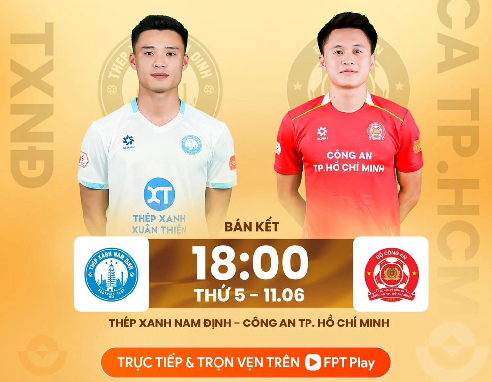 Link xem trực tiếp bóng đá Thép Xanh Nam Định vs Công an TP. Hồ Chí Minh 18h00 hôm nay, Cúp Quốc gia - Ảnh 3. Link xem trực tiếp bóng đá Thép Xanh Nam Định vs Công an TP. Hồ Chí Minh 18h00 hôm nay, Cúp Quốc gia - Ảnh 3.