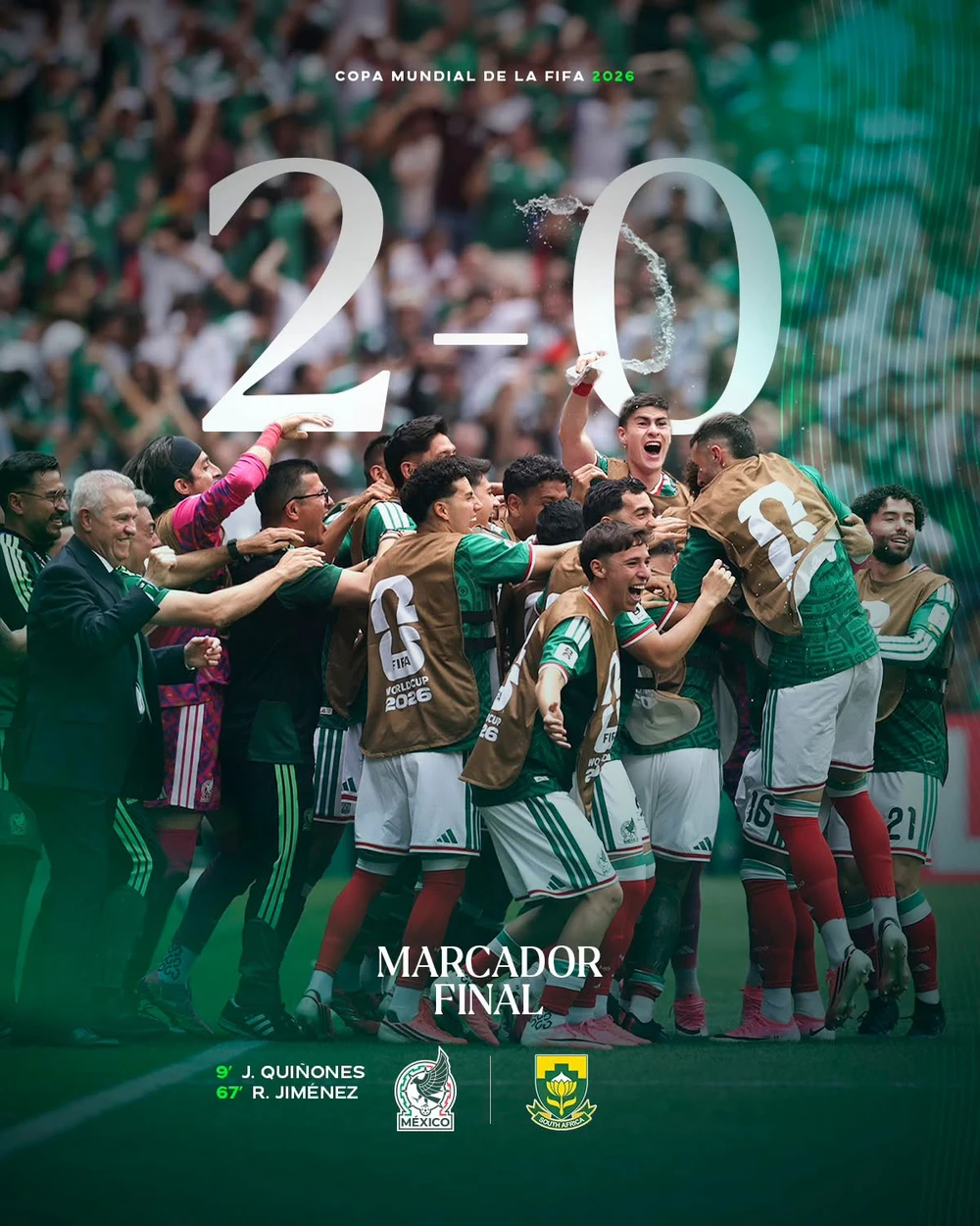 ĐT Mexico thắng Nam Phi trong trận khai mạc World Cup 2026 có 3 thẻ đỏ  - Ảnh 2.