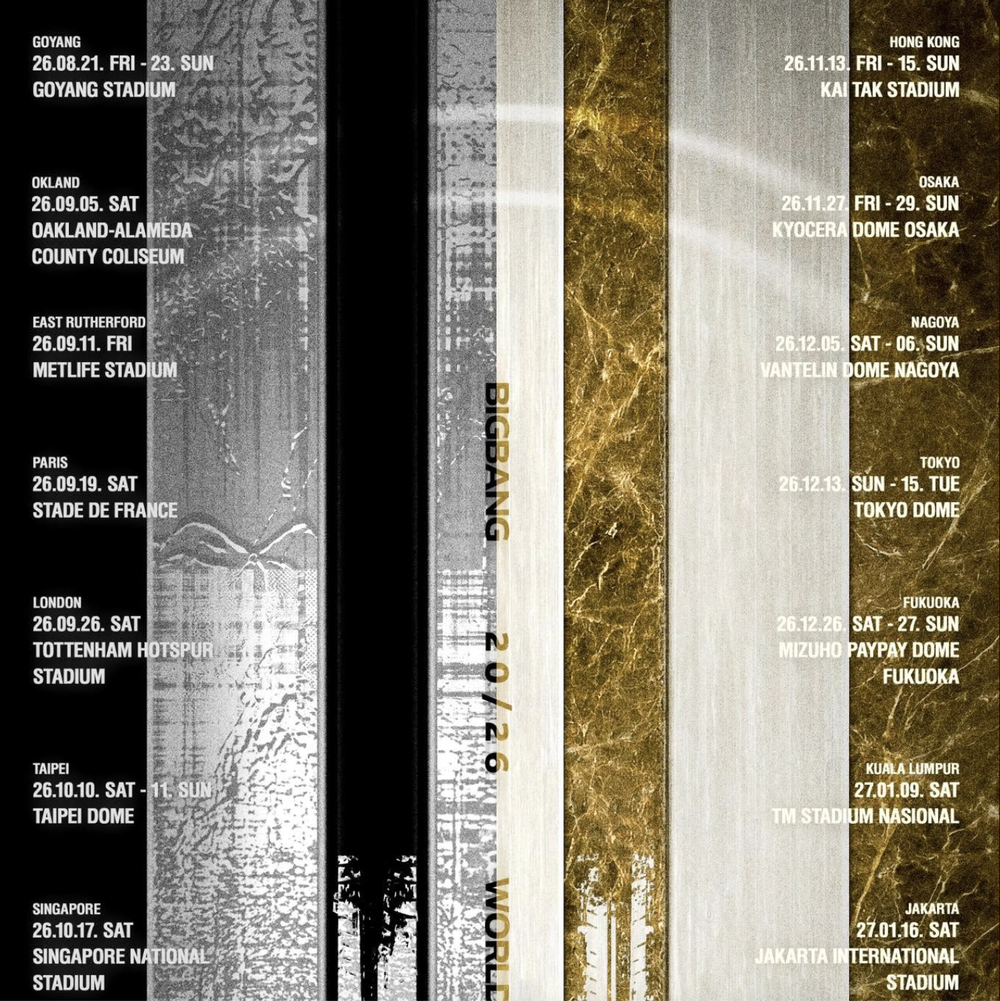 Bigbang xác nhận hai đêm diễn tại Hà Nội trong world tour kỷ niệm 20 năm - Ảnh 2. Bigbang xác nhận hai đêm diễn tại Hà Nội trong world tour kỷ niệm 20 năm - Ảnh 2.