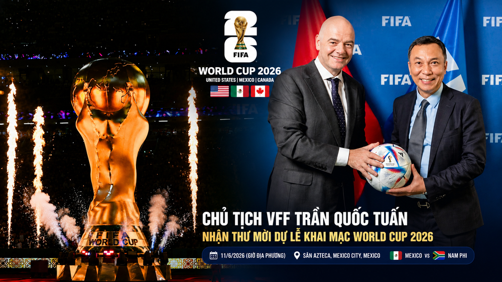 Chủ tịch VFF Trần Quốc Tuấn dự lễ khai mạc World Cup 2026 - Ảnh 1. Chủ tịch VFF Trần Quốc Tuấn dự lễ khai mạc World Cup 2026 - Ảnh 1.