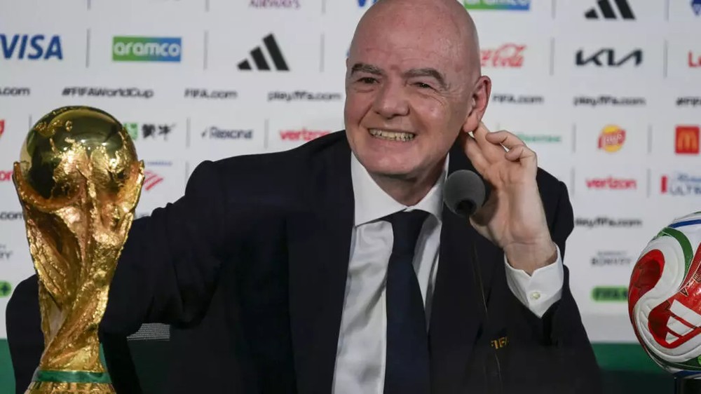 Tin nóng thể thao sáng 13/6: Chủ tịch FIFA nói đùa rằng ĐT Italy sẽ dự World Cup nếu giải tăng lên 64 hoặc 208 đội - Ảnh 1. World Cup 2026