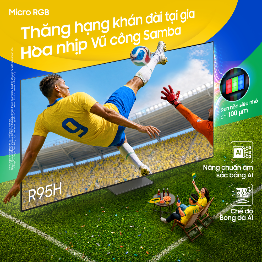 Sở hữu nhiều tính năng chuyên biệt cho bóng đá, dường như Samsung AI TV 2026 sinh ra là dành cho World Cup - Ảnh 1. Sở hữu nhiều tính năng chuyên biệt cho bóng đá, dường như Samsung AI TV 2026 sinh ra là dành cho World Cup - Ảnh 1.