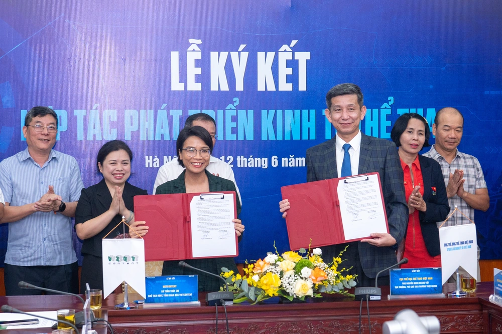 Cục TDTT Việt Nam và Vietcontent ký kết hợp tác phát triển kinh tế thể thao - Ảnh 3. Cục TDTT Việt Nam và Vietcontent ký kết hợp tác phát triển kinh tế thể thao - Ảnh 3.