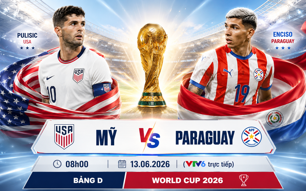 TRỰC TIẾP bóng đá Mỹ vs Paraguay 08h00 hôm nay, bảng D World Cup 2026 - Ảnh 3. TRỰC TIẾP bóng đá Mỹ vs Paraguay 08h00 hôm nay, bảng D World Cup 2026 - Ảnh 3.