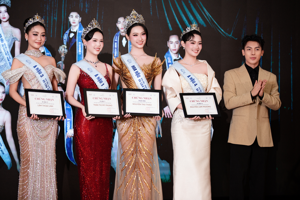 Hoa hậu Thu Thảo tự tin về lợi thế chiều cao khi đại diện Việt Nam ở Miss Globe 2026 - Ảnh 1. Hoa hậu Thu Thảo tự tin về lợi thế chiều cao khi đại diện Việt Nam ở Miss Globe 2026 - Ảnh 1.