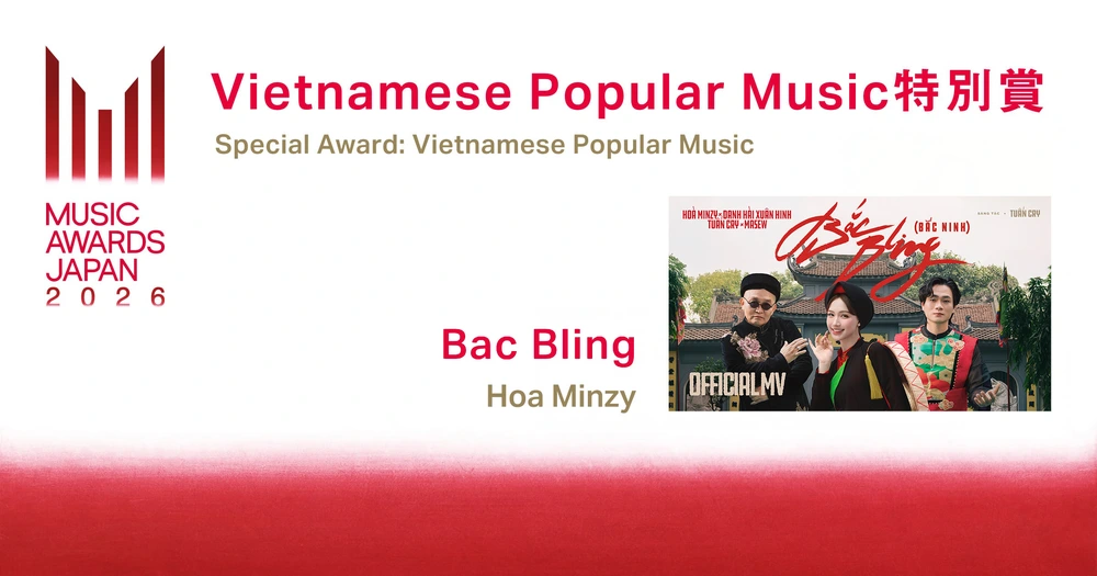 Music Awards Japan 2026: "Grammy của Nhật Bản" bước vào đêm trao giải, Bắc Bling của Hòa Minzy ghi dấu ấn đặc biệt - Ảnh 8. Music Awards Japan 2026: "Grammy của Nhật Bản" bước vào đêm trao giải, Bắc Bling của Hòa Minzy ghi dấu ấn đặc biệt - Ảnh 8.