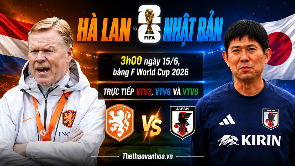 Lịch sử đối đầu Hà Lan vs Nhật Bản (bảng F World Cup 2026): Thời thế thay đổi - Ảnh 1. Lịch sử đối đầu Hà Lan vs Nhật Bản (bảng F World Cup 2026): Thời thế thay đổi - Ảnh 1.